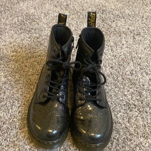 Dr Martens size 4 glitter great condition